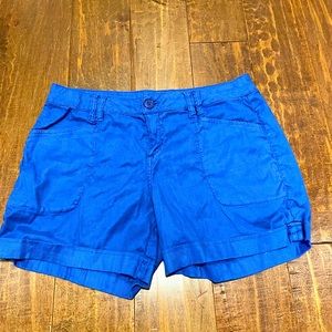 Level 99 for Anthropologie Royal Blue 100% cotton shorts Women’s Size 31
